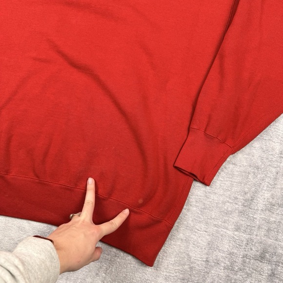 VTG Ohio State Buckeyes Sweatshirt Mens XL Red 1997 Rose Bowl All Embroidered - Picture 5 of 14